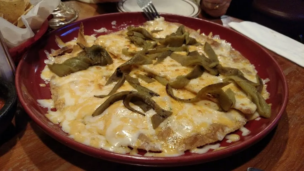 Green Chile Cheese Crisp